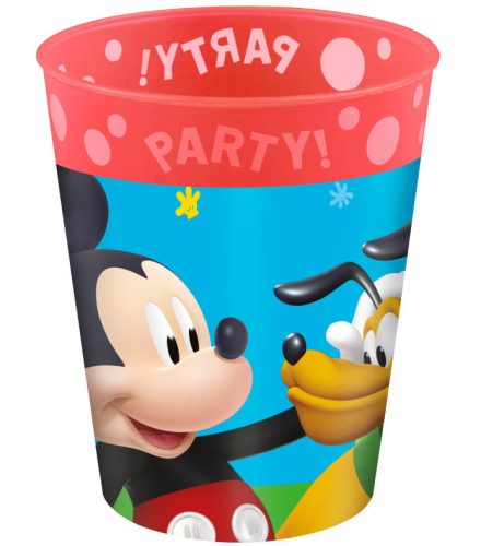 Disney Mickey  Rock the House micro premium plastic cup set 4 pcs 250 ml