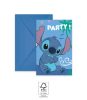 Disney Lilo and Stitch Angel party invitation 6 pcs FSC