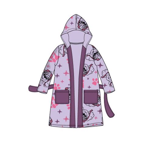 Paw Patrol Purple Kids Robe 3-6 years