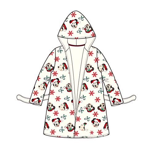 Disney Minnie White Snow children's bathrobe 3-8 years