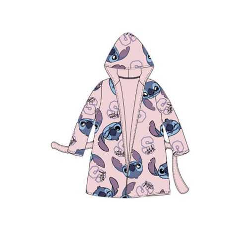 Disney Lilo and Stitch Coral children's bathrobe 6-12 years