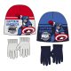 Avengers Captain America children's hat + glove set 52-54 cm