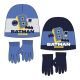 Batman Gotham City children's hat + glove set 52-54 cm