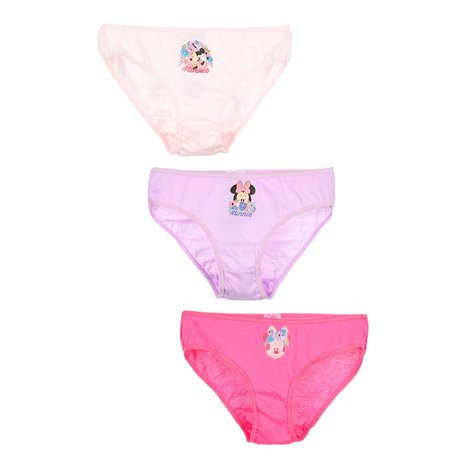 Disney Minnie children's underwear, 3-piece panty set