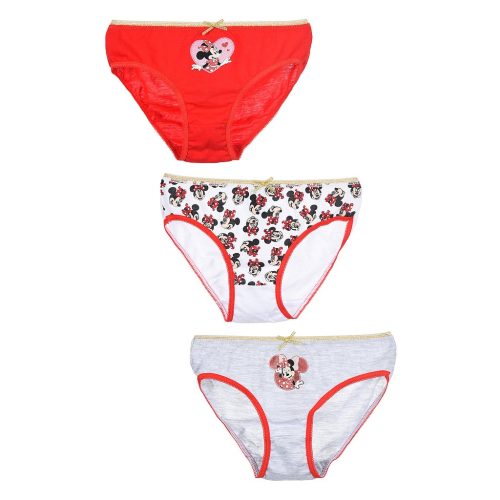 Disney Minnie children's underwear, 3-piece panty set