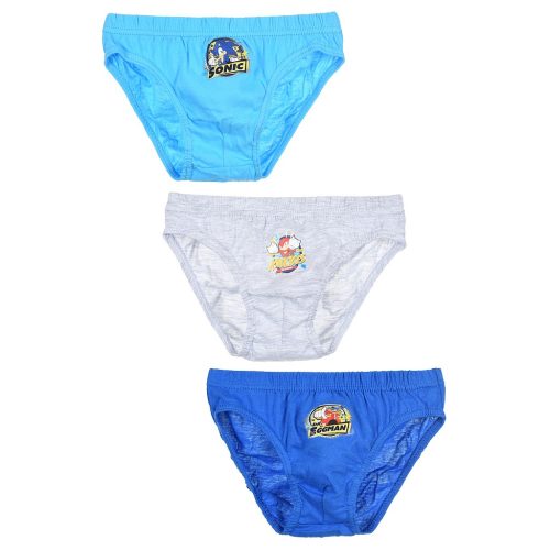 Sonic the Hedgehog children's underwear, bottom 3 pieces/package