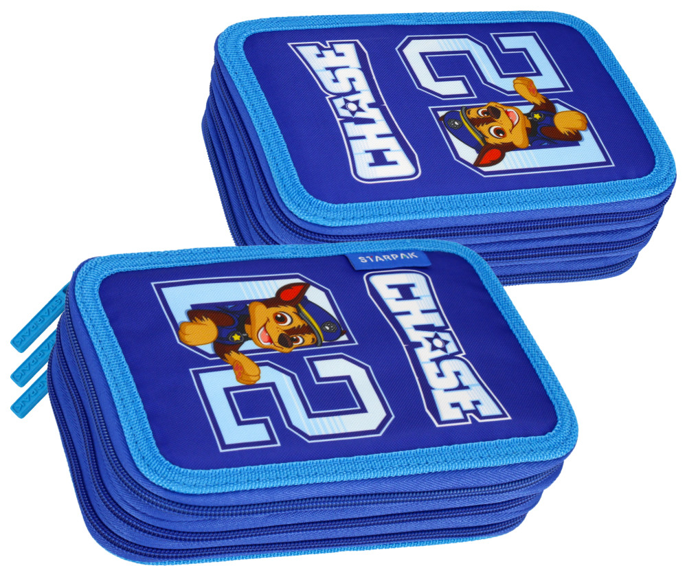 Paw Patrol Kids' Toiletry Bag, Pencil Case with 3 Compartments 