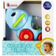 Elephant rolling baby rattle