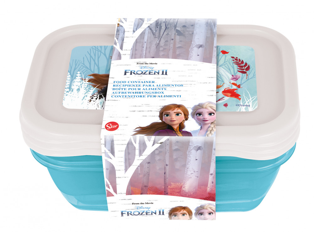 Disney Frozen Plastic Food Container Set, 3 pieces - Javoli Disney Onl