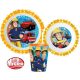 Fireman Sam dish set, micro plastic set, with cup 260 ml