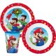 Super Mario tableware set, micro plastic set, with cup 260 ml