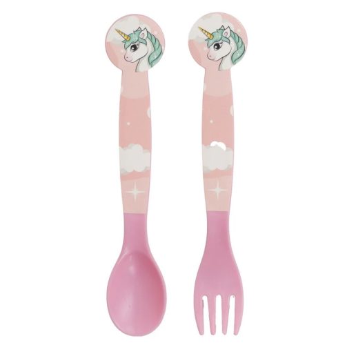 Unicorn Range plastic cutlery set - 2 pieces