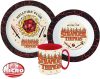 Stranger Things dinner set, micro plastic set with mug 350 ml