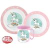 Unicorn Range tableware set, micro plastic set with mug 350 ml