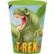 Dinosaur T-Rex cup, plastic 260 ml