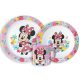 Disney Minnie  Spring Dinner set, micro plastic set with mug 265 ml