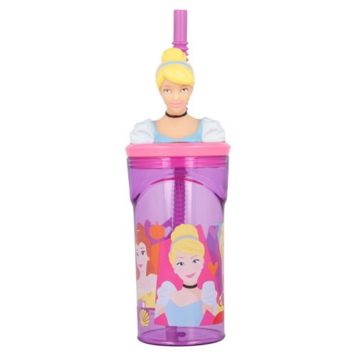 Disney Princess Bright 3D Figurine Straw Cup 360 ml