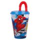 Spiderman Web-Jump Straw Cup, Plastic 430 ml