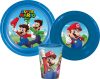 Super Mario dinner set, plastic set