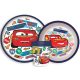 Disney Cars Stickers non-slip dinner set, micro plastic set