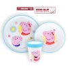 Peppa Pig Core non-slip dinnerware set, micro plastic set