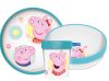 Peppa Pig Core non-slip dinnerware set, micro plastic set