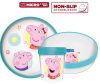 Peppa Pig Core non-slip dinnerware set, micro plastic set