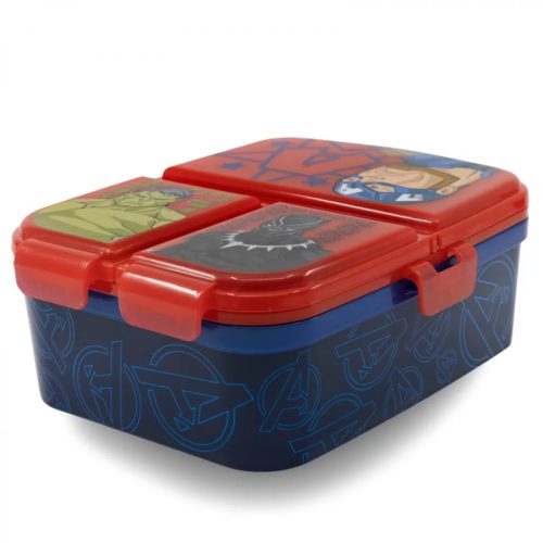 Avengers Invincible Force multi-compartment lunch box, sandwich box