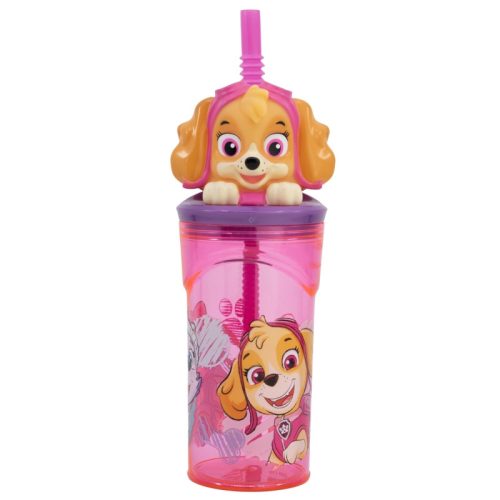 Paw Patrol Sketch 3D Figurine tumbler with straw 360 ml