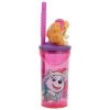 Paw Patrol Sketch 3D Figurine tumbler with straw 360 ml