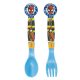 Spiderman Midnight Flyer plastic cutlery set - 2-piece