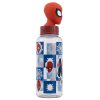 Spiderman Grid 3D Figurine Plastic Water Bottle 560 ml