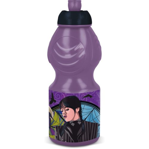 Wednesday Nevermore Academy bottle, sports bottle 400 ml