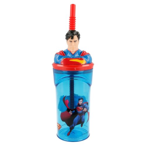 Superman 3D Figurine Straw Cup 360 ml