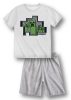 Minecraft children's short pajamas 6-12 years