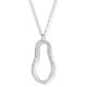 Victoria White Stone Silver-Colored Necklace