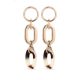 Victoria Rose gold colored earrings