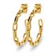 Victoria Gold Chain Pattern Earrings