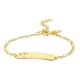 Victoria Gold-Colored Baby Bracelet