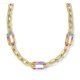 Victoria Gold Colored Colorful Necklace