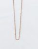 Victoria Rose gold colored necklace