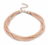 Victoria Rose Gold-Colored Stone Necklace