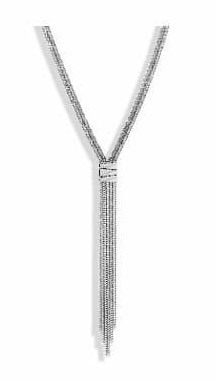 Victoria Silver Mesh Necklace